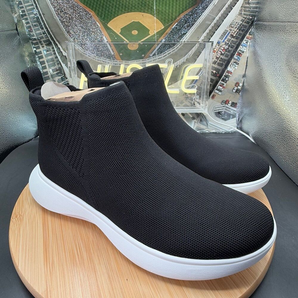 VIVAIA Round-Toe Water Repellent Slip-On Urban Boots Black Women EU 42/ US 10.5